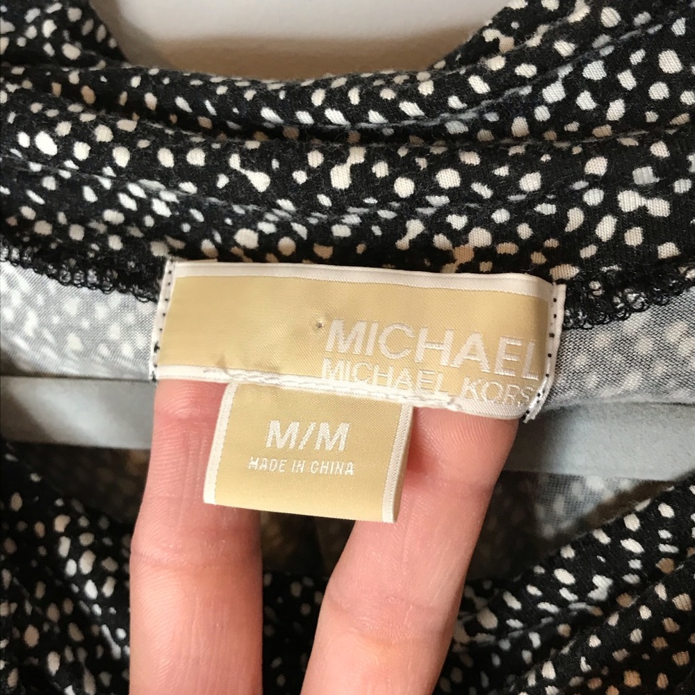 Black/White Michael Michael Kors Tank Sz M - Picture 2 of 3